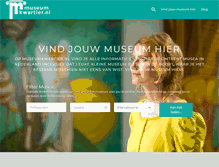 Tablet Screenshot of museumkwartier.nl